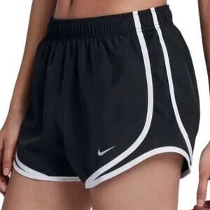 Nike Dri Fit Tempo Shorts In Black White Size Large
